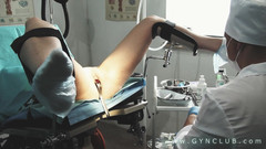 Medical fetish studio gynclub: 硬婦人科検査