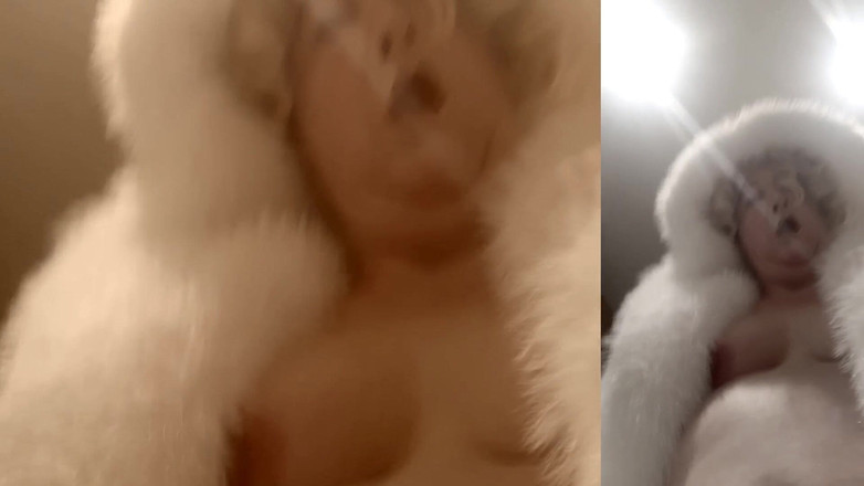 Trans fur bitch: 젖탱이와 하드코어 자지와 사정을 보여주는 복고풍 Transfurlady