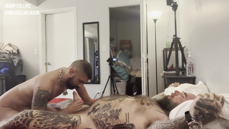 MasculineJason - Jason Collins: Bareback fucking with pup hades 6!