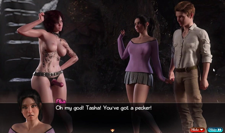 XXX Games Bunk: Treasure of Nadia - 77, 78 - Permainan - Roleplay - Menjilat pepek biarawati, strapon lesbian 3...