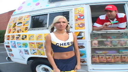 Hot Girlz: Pervert guy seduces cheerleader to fuck for free ice cream