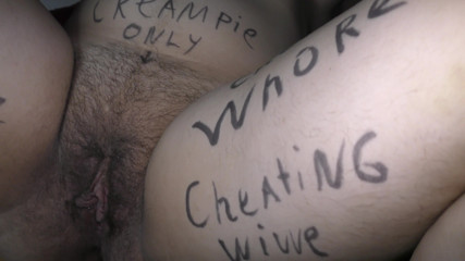 Milky Mari: BBW wife with a hairy pussy get covered in dirty...