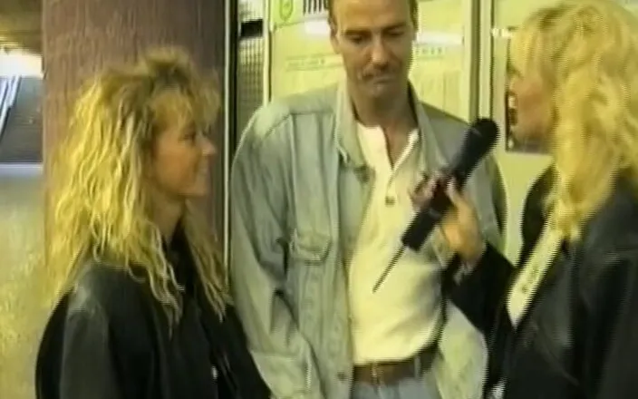 Deutsche Damen: Classic Blonde German Slut Fucked by Horny Couple