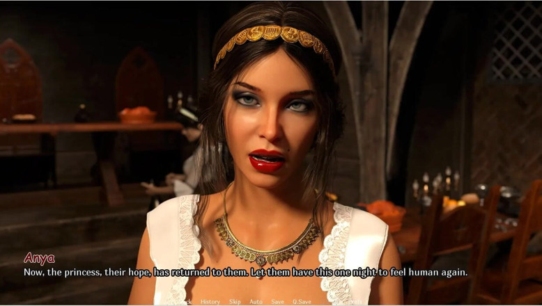 XXX Games Bunk: Valeria the Lastheir - Gameplay - Roleplay - Lesbian Bathing