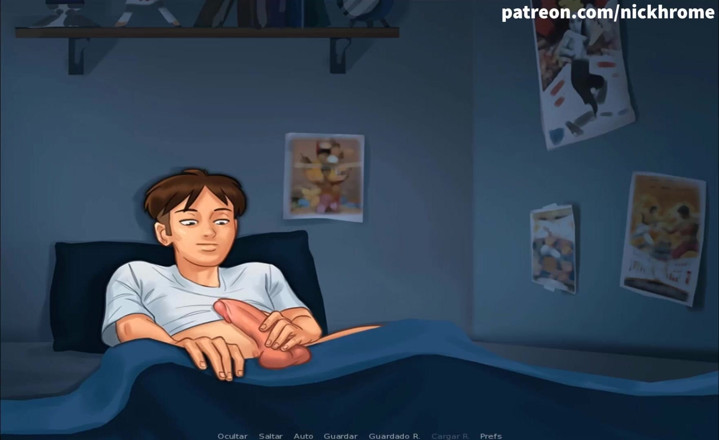 Cartoon Universal: Spanish cartoon - night masturbation part 5