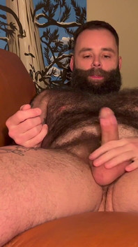 Very Hairy Stepdaddy Jerks off and Cums for You