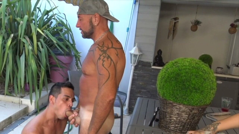 Bareback cum inside studio: French Slut Fucked Raw by Badboy Bareback