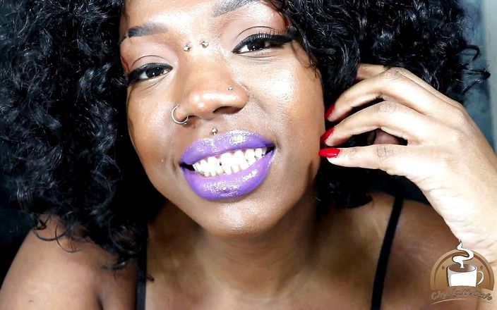 Lady Latte Femdom: JOI lipstik ungu
