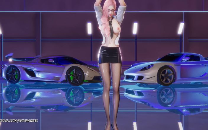 3D-Hentai Games: [mmd] 레드 벨벳 - 써니 사이드 업 세라핀 섹시한 스트립쇼 댄스 리그 오브 레전드 무수정 헨타이