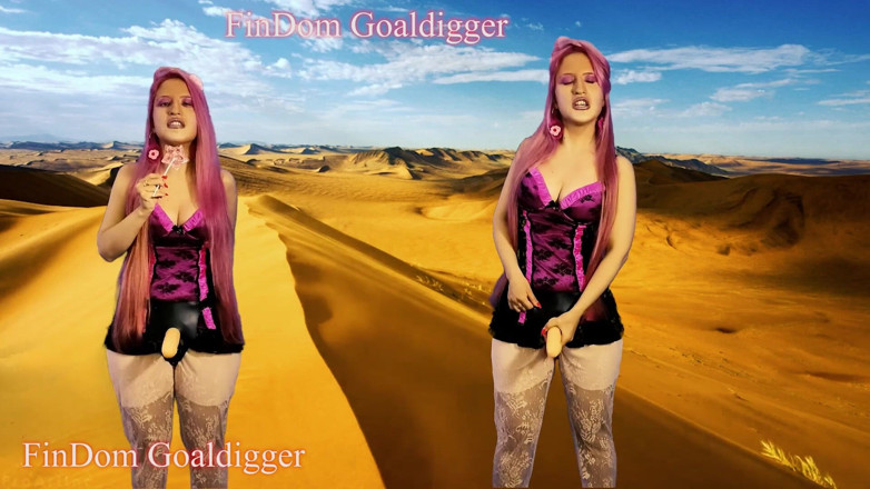 FinDom Goaldigger: Strap-on JOI