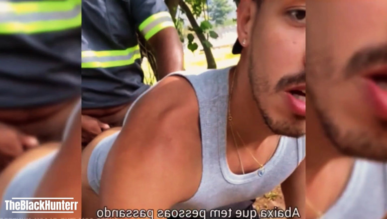 TheBlacKHunterr: Parkta o pisliğin ağzını boşalma ile doldurmak