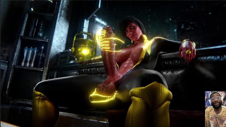 L6RD7BLU3 FUTA: 大きなコックのお尻アッシュは自分のフタコックを吸い、黄色のランタンは彼女の力で彼女の大きなフタコックをピクピクさせます