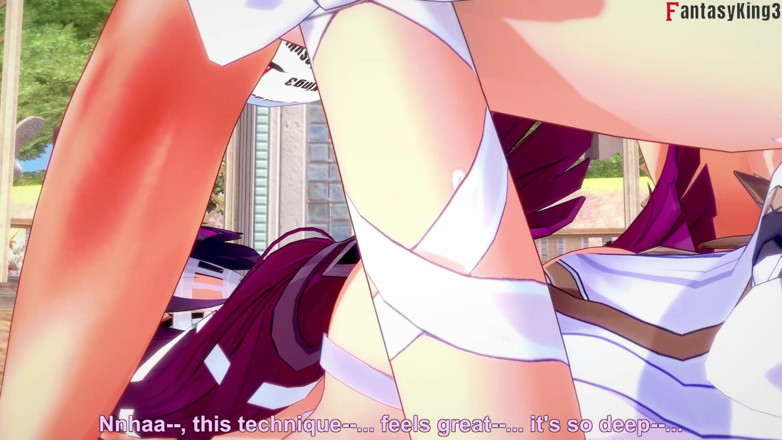 Fantasy king: Columbina mamada - Genshin Impact