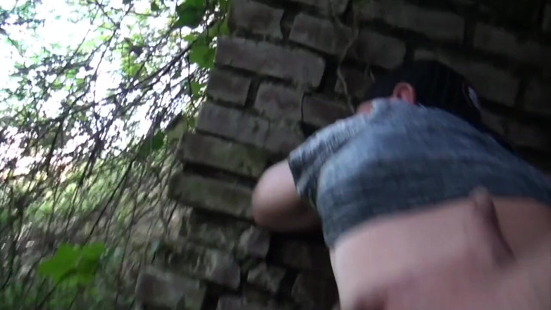 Jess Royan XXX: Stepdaddy fucking me bareback in exhib outdoor