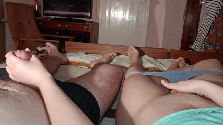 OniSoi: Family Therapy, Jerking off in My Husband's Bed