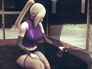 Waifu club 3D: Ino Yamanaka vai masturbar seu pau se você perguntar