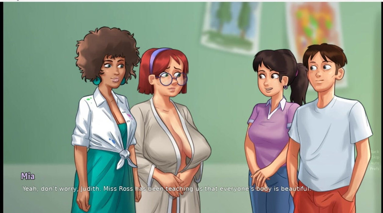 XXX Games Bunk: Saga estivale - Judith pose nue pour de l’art
