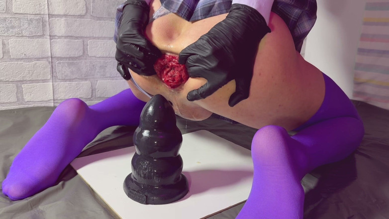 Horny Anal Play: Big Plug Makes My Ass Stretch, Gape and Fart