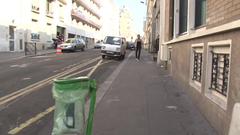 Nude in France: Middle aged slut hits the streets in search of cock