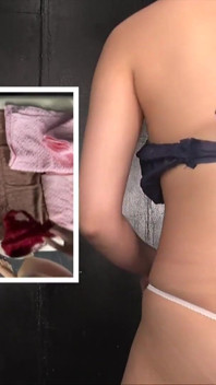 Oiled on the Table, Maiko Kobayashi Exposes Her Navel... and What Comes Out Smells Like Raw Fetish