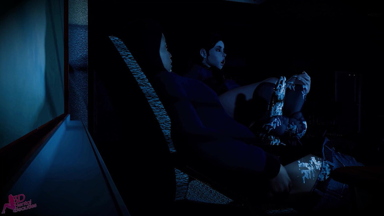 3DHentaiBeauties: Malam Hujan Rendezvous: Kejutan nilon Kylie