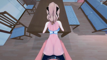 Hentai Smash: Jean domaltmalı döllemeden önce bakış açısıyla masada sikiliyor - genshin çarpma hentai