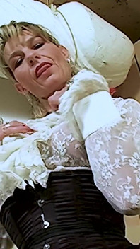 MILF Blonde Having Solo Sex in Hot Lingerie