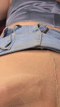 Büyük Penis Külotlu Çorapta Kilitlenmiş