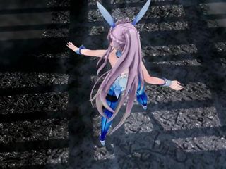 Smixix: Fate Большой орден зайчик Altria Pen перед хентай танец завоеватель Playboy раздевает MMD 3D фиолетовый цвет волос, правка Smixix