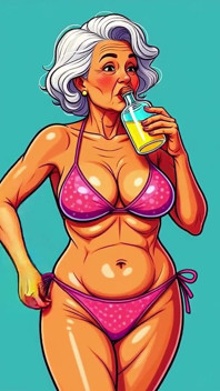 Old Granny Teasing Animation