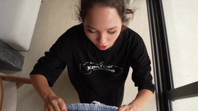 karina_lin: Impresionante rubia y su apretado coño