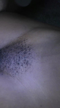 Ebony Hairy Pussy Takes Big White Cock and Creampie Amateur