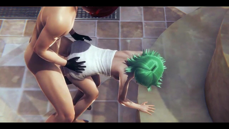 HentaiTubes: One Punch Man Hentai - Tatsumaki Hardsex v lázních - Japonská Asijská...
