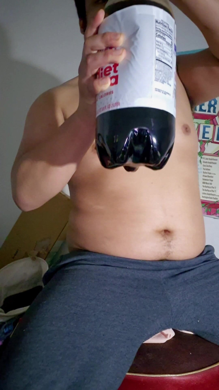 NakyJoss: ペプシとメントスでお腹が膨らむお腹