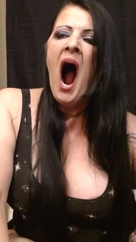 Yawning Wide Open Mouth