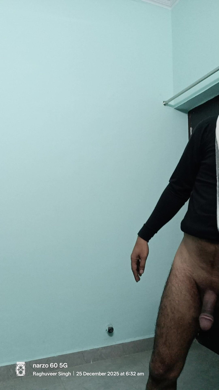 Rajasthani-old-lover: Indischer desi-mann genießt Dusche und masturbationsshow mit nachbars polizisten