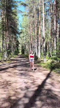 Teen Gets Outdoors Fucked in the Ass by a Forester
