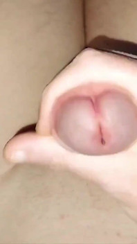 Young Man Masturbating and Moans Loud, Dick Explode. Closeup Cumshot - Xstepmommyx