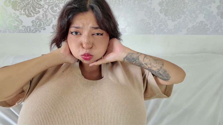 KiyuSweetCrazy: Body Inflation Big Tits and Belly