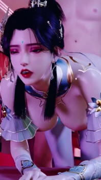 3D 大胸部继妹裸体与年轻的大鸡巴出轨她完美的身体