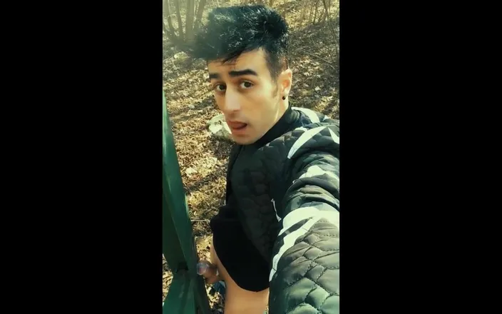 Idmir Sugary: Outdoor Cumshot - Cock Self Creampie