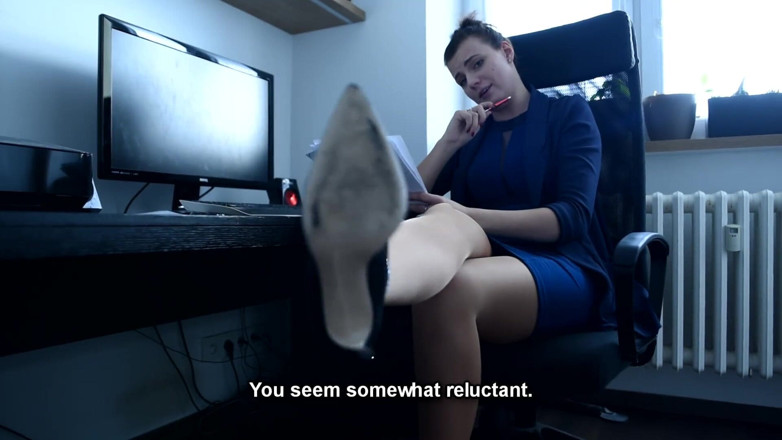 Czech Soles - foot fetish content: Ти знову зіпсував роботу?! Мої ноги тебе покарають!