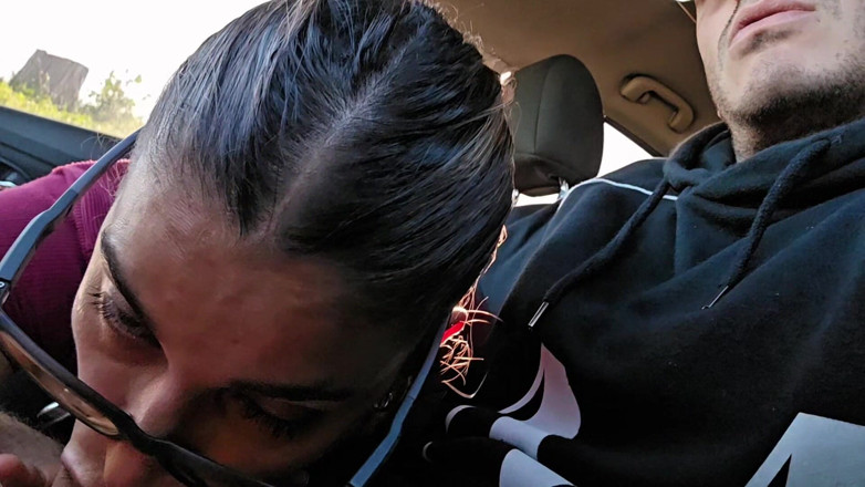 Sweet Anderson: Deep Blowjob in the Car to My Best Friend's Husband...