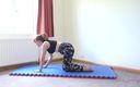 Aunt Judy&#039;s: Ajudys - Busty Mature Bombshell Mrs. Red - Hot Yoga Workout
