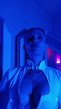 Goddess Eva Latex Domina Femdom Solo Fetish Toys Fuck BDSM Heels Pvc Big Ass MILF