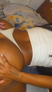 What a Spectacular Ass for Anal Sex This Ebony Young Woman Has!