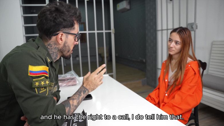 MIKEZANDER01: Teen Girl with Small Tits Does Anal on a Jail...