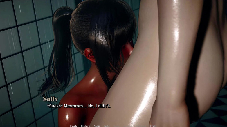 3D Cartoon Porn: My Real Desire 30 - pierwszy raz Sally z Alexem pod prysznicem