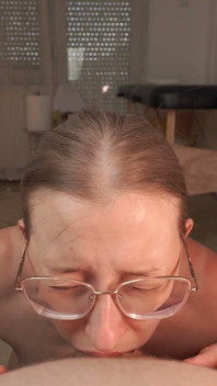 She Asked Me to Cum on Her Face! and She Drove Me Wild with Her Throat! a Rough Deep Throat!