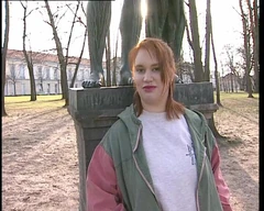 Chubby Vicky with the Giant Dildo
